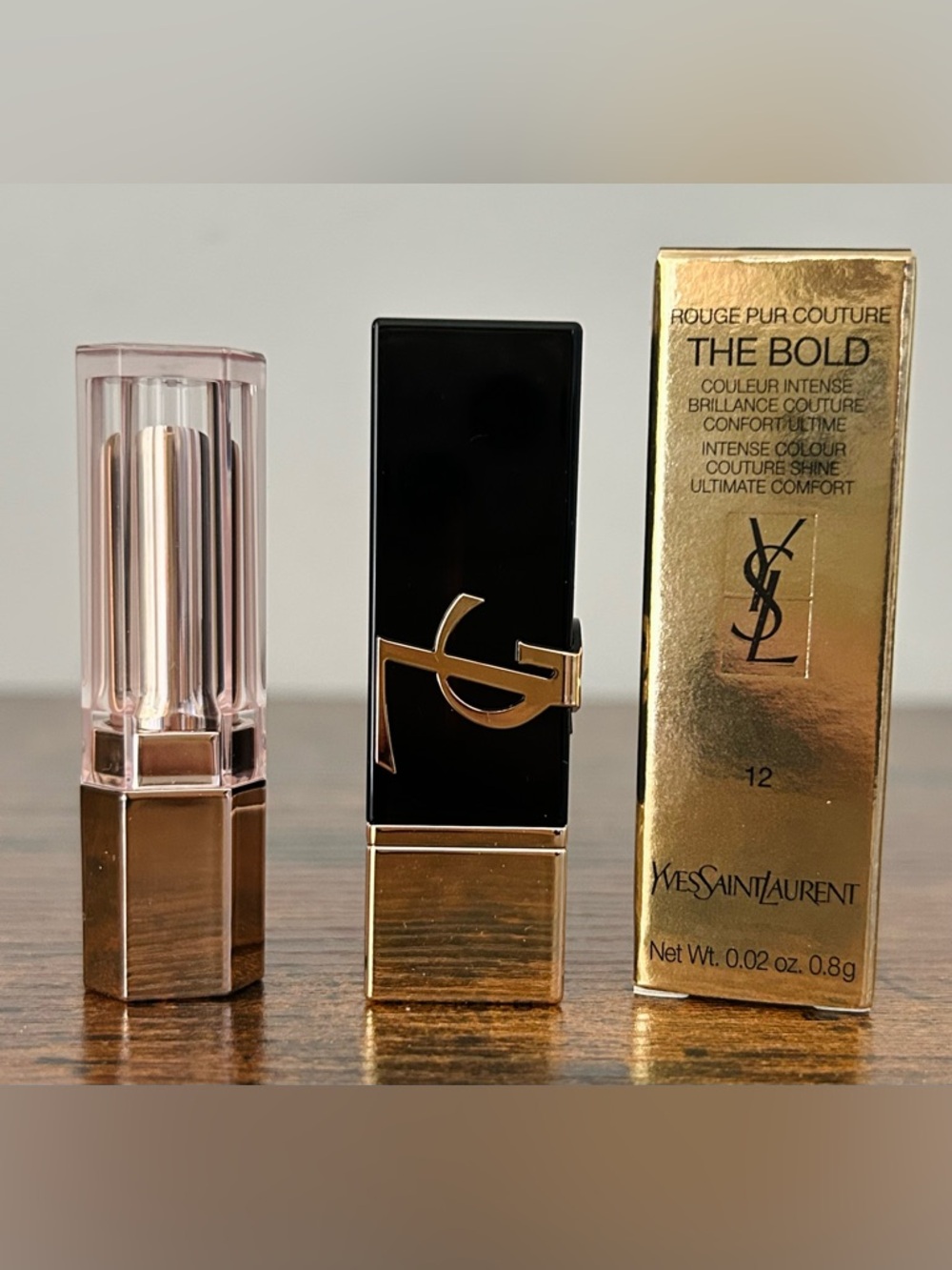YSL Lipstick and Lancôme lip balm - 2pc mini size